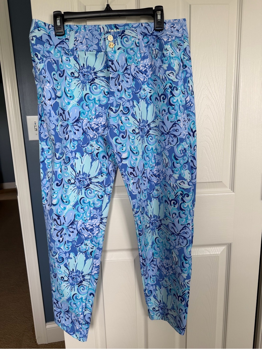 Lilly Pulitzer Floral Print Capri Pants